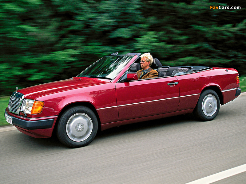 Mercedes-Benz E-Klasse Cabrio (A124) 1991–98 pictures (800 x 600)