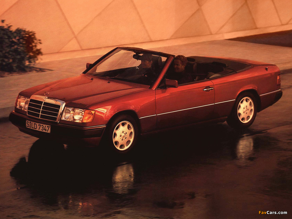 Mercedes-Benz E-Klasse Cabrio (A124) 1991–98 pictures (1024 x 768)
