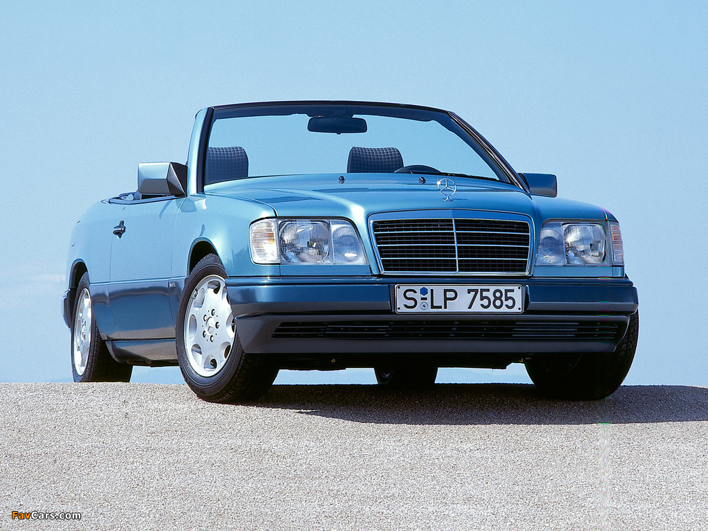 Mercedes-Benz E 220 Cabrio (A124) 1993–96 photos (1024 x 768)