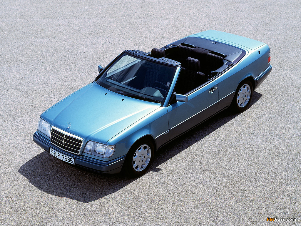 Mercedes-Benz E 220 Cabrio (A124) 1993–96 pictures (1024 x 768)