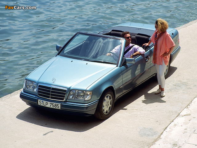 Mercedes-Benz E 220 Cabrio (A124) 1993–96 wallpapers (640 x 480)