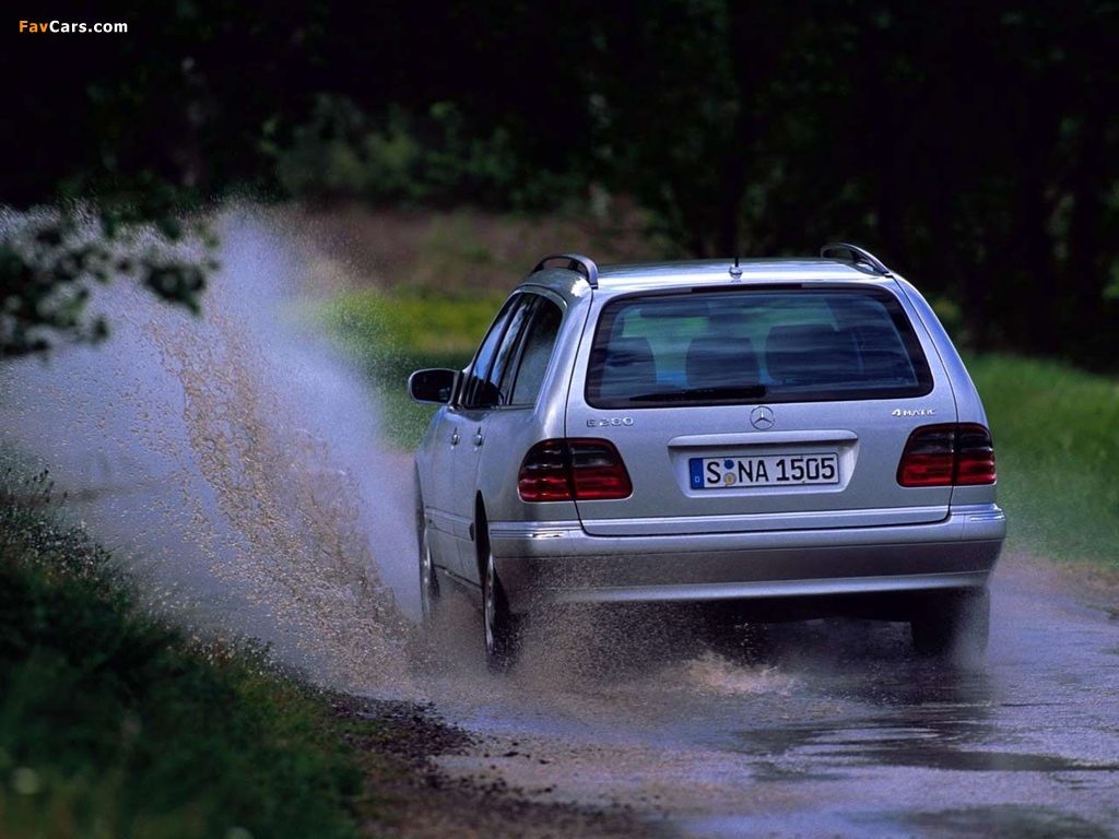 Mercedes-Benz E 280 4MATIC Estate (S210) 1999–2002 images (1024 x 768)