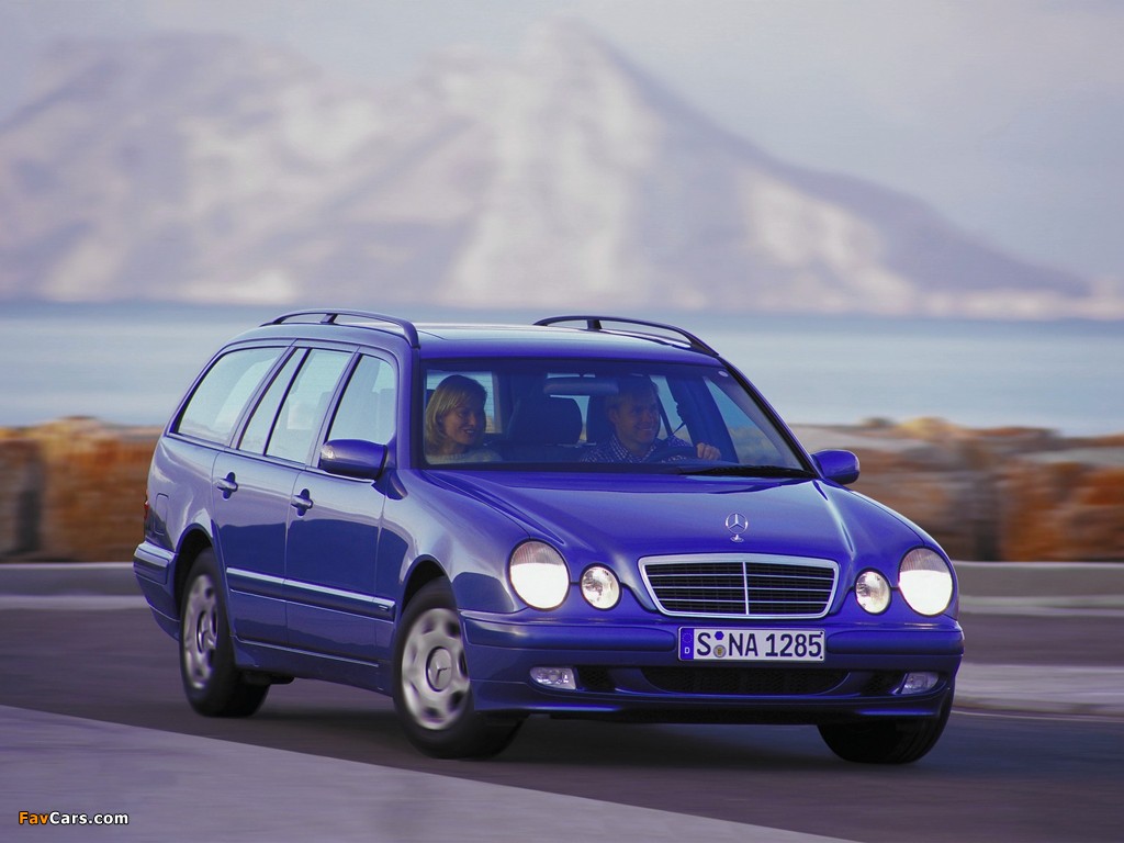 Mercedes-Benz E 220 CDI Estate (S210) 1999–2001 photos (1024 x 768)