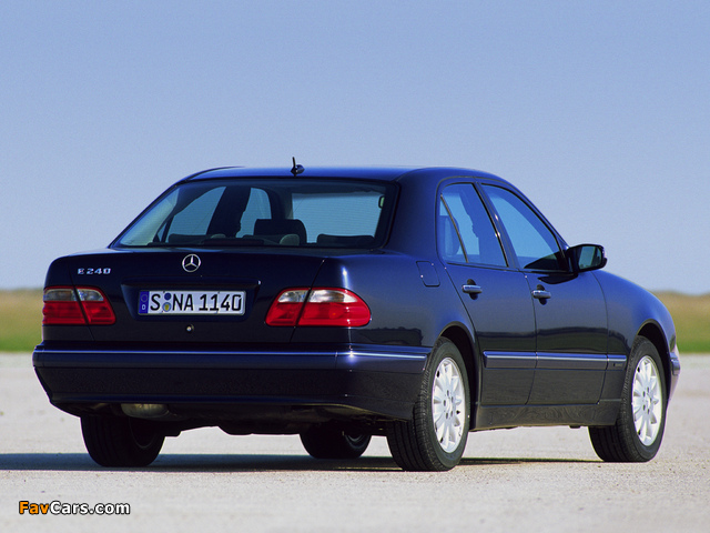 Mercedes-Benz E 240 (W210) 1999–2002 wallpapers (640 x 480)