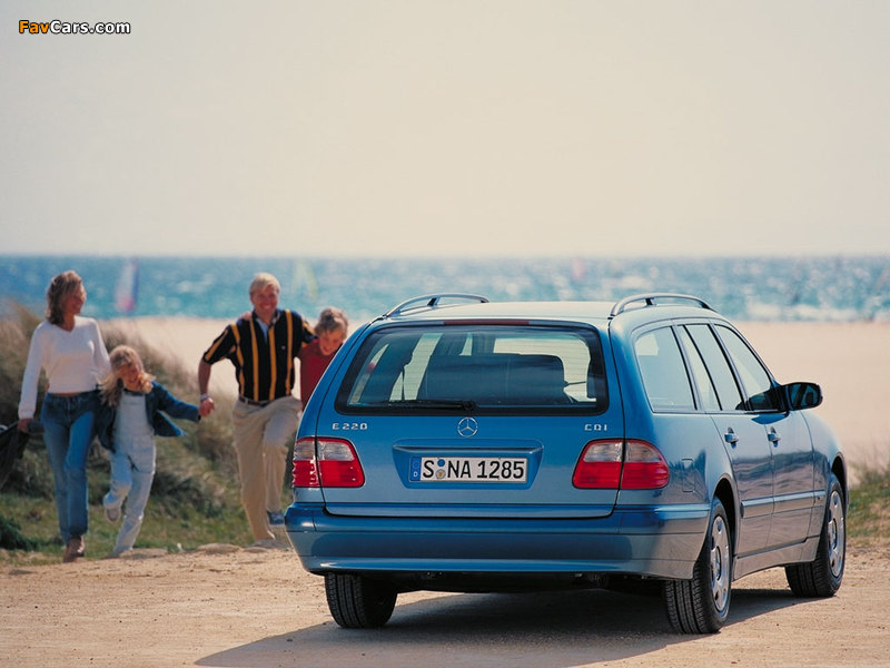 Mercedes-Benz E 220 CDI Estate (S210) 1999–2001 wallpapers (800 x 600)