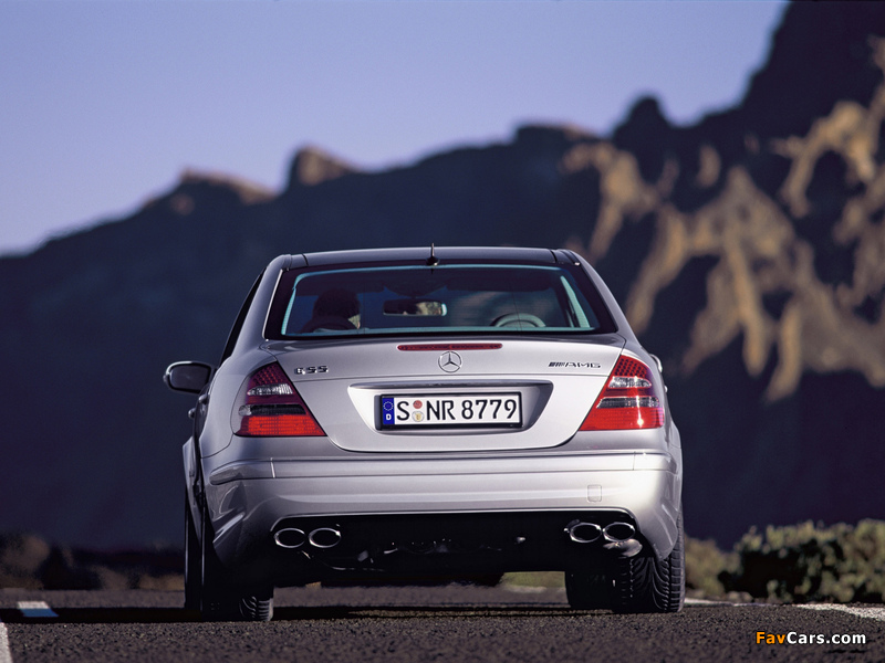 Mercedes-Benz E 55 AMG (W211) 2002–06 images (800 x 600)