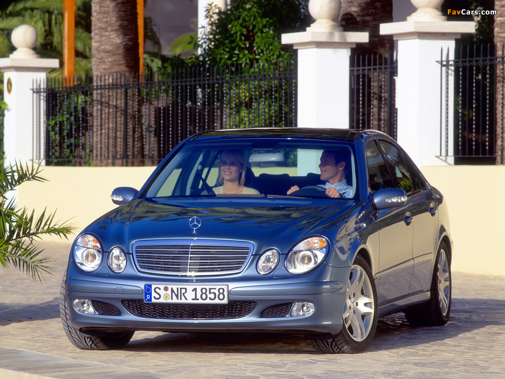 Mercedes-Benz E 270 CDI (W211) 2002–06 images (1024 x 768)