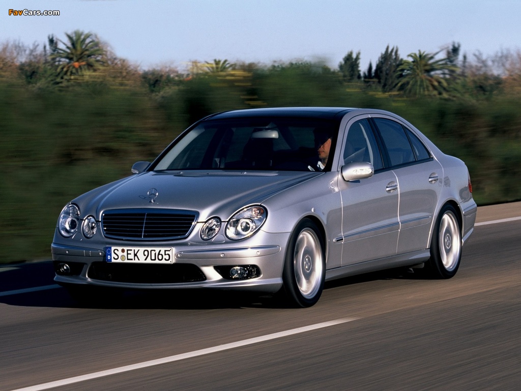 Mercedes-Benz E 500 AMG Sports Package (W211) 2002–06 images (1024 x 768)
