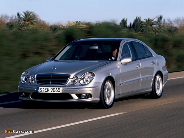 Mercedes-Benz E 500 AMG Sports Package (W211) 2002–06 images (640 x 480)
