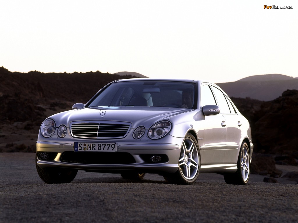 Mercedes-Benz E 55 AMG (W211) 2002–06 images (1024 x 768)