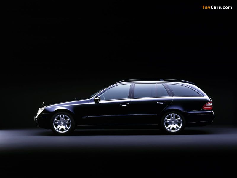 Mercedes-Benz E 200 Kompressor Estate (S211) 2002–06 images (800 x 600)