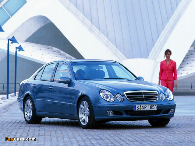 Mercedes-Benz E 270 CDI (W211) 2002–06 photos (640 x 480)