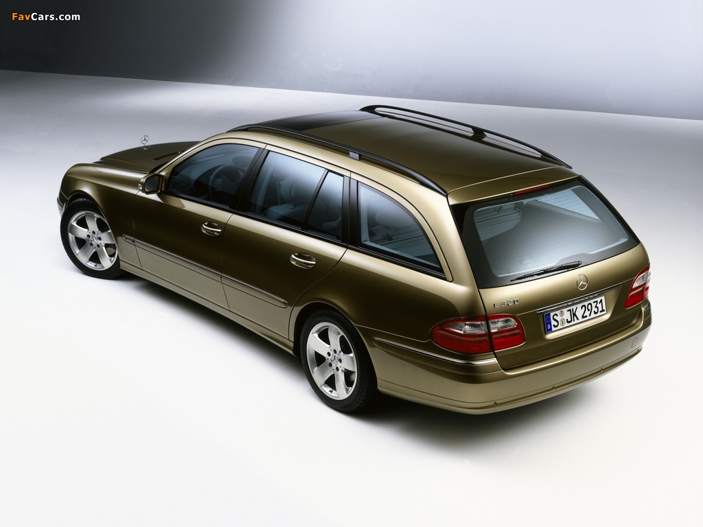 Mercedes-Benz E 320 Estate (S211) 2002–06 photos (1024 x 768)