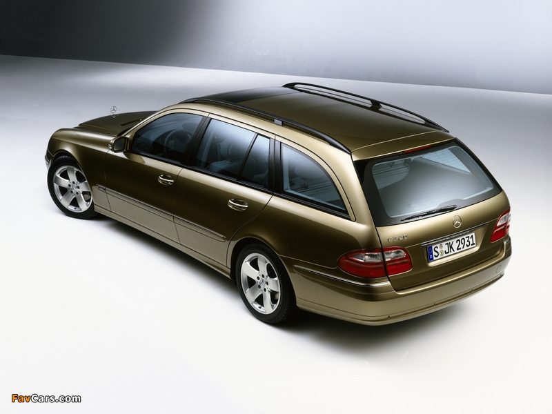 Mercedes-Benz E 320 Estate (S211) 2002–06 photos (800 x 600)