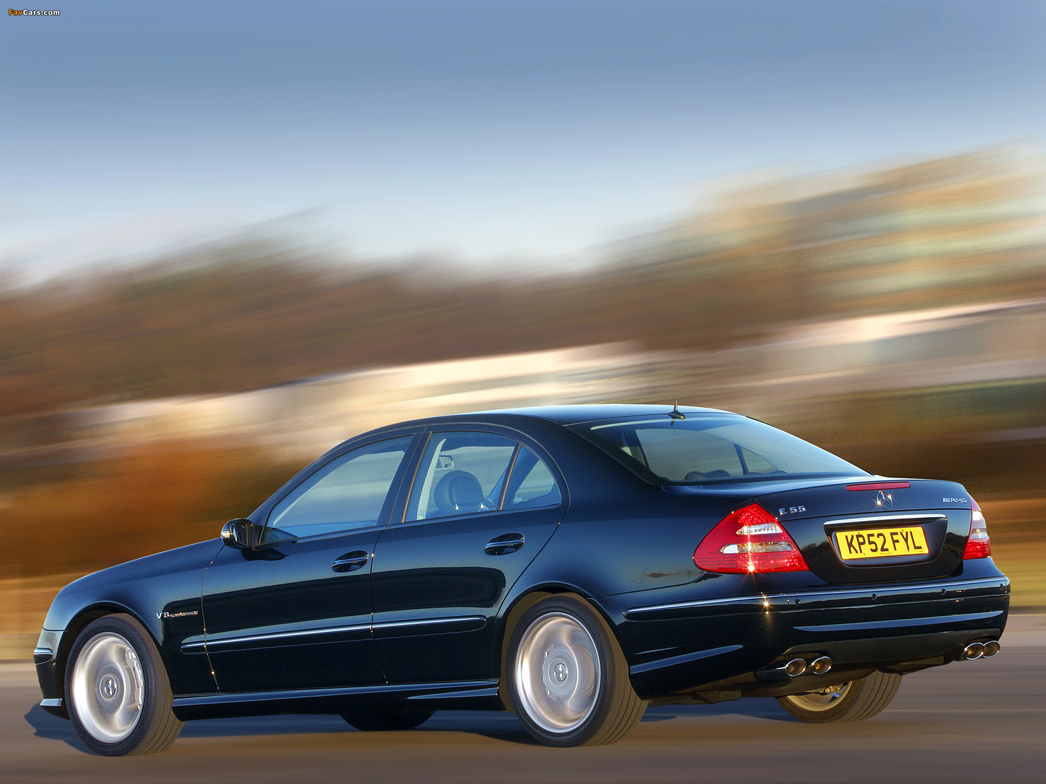 Mercedes-Benz E 55 AMG UK-spec (W211) 2002–06 photos (2048 x 1536)