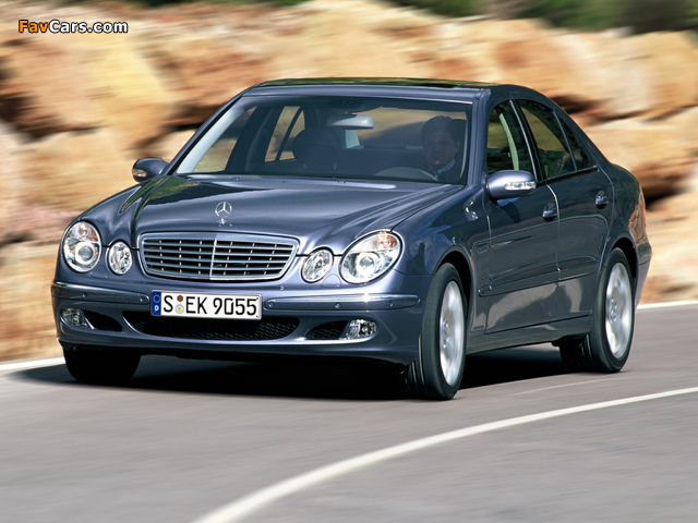 Mercedes-Benz E 500 (W211) 2002–06 pictures (640 x 480)