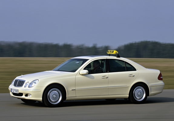 Mercedes-Benz E 220 CDI Taxi (W211) 2002–06 pictures