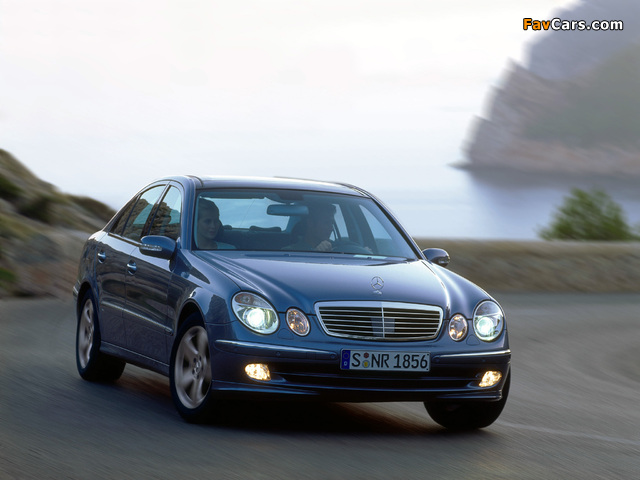 Mercedes-Benz E 500 (W211) 2002–06 pictures (640 x 480)