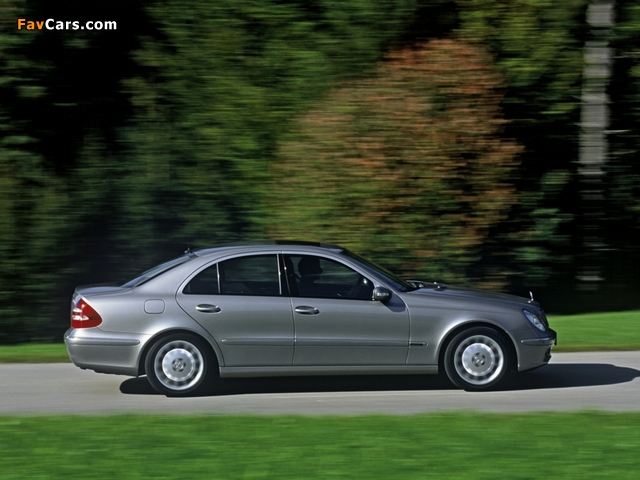 Mercedes-Benz E 280 CDI 4MATIC (W211) 2002–06 wallpapers (640 x 480)