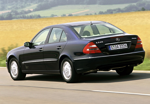 Mercedes-Benz E 240 4MATIC (W211) 2002–03 wallpapers