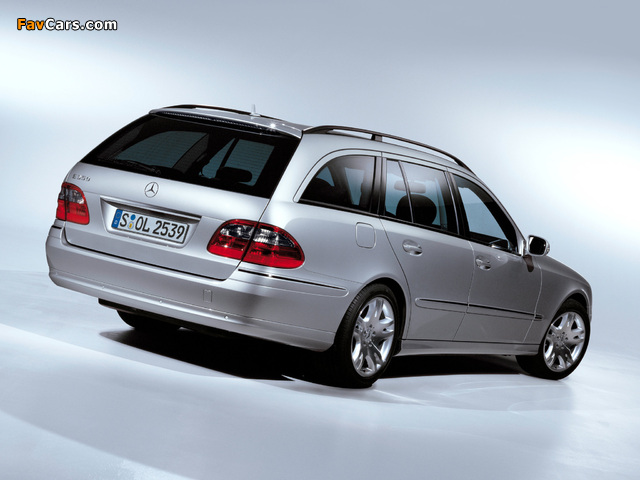 Mercedes-Benz E 350 Estate (S211) 2004–06 pictures (640 x 480)