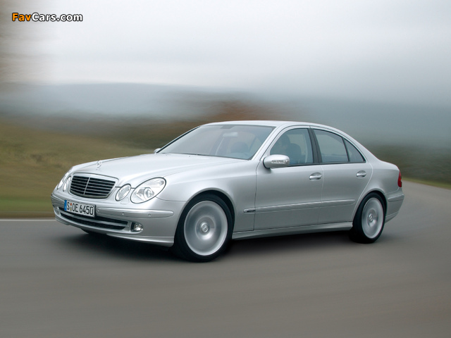 Mercedes-Benz E 350 (W211) 2004–06 wallpapers (640 x 480)