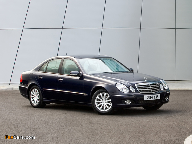 Mercedes-Benz E 280 CDI UK-spec (W211) 2006–09 images (640 x 480)