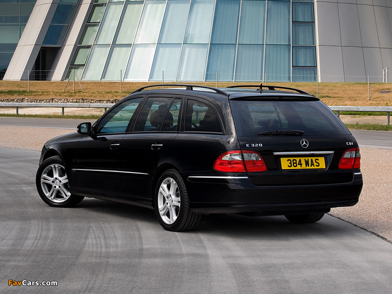 Mercedes-Benz E 320 CDI Estate UK-spec (S211) 2006–09 images (800 x 600)