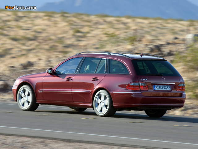 Mercedes-Benz E 320 CDI Estate (S211) 2006–09 photos (640 x 480)