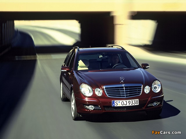 Mercedes-Benz E 320 CDI Estate (S211) 2006–09 photos (640 x 480)
