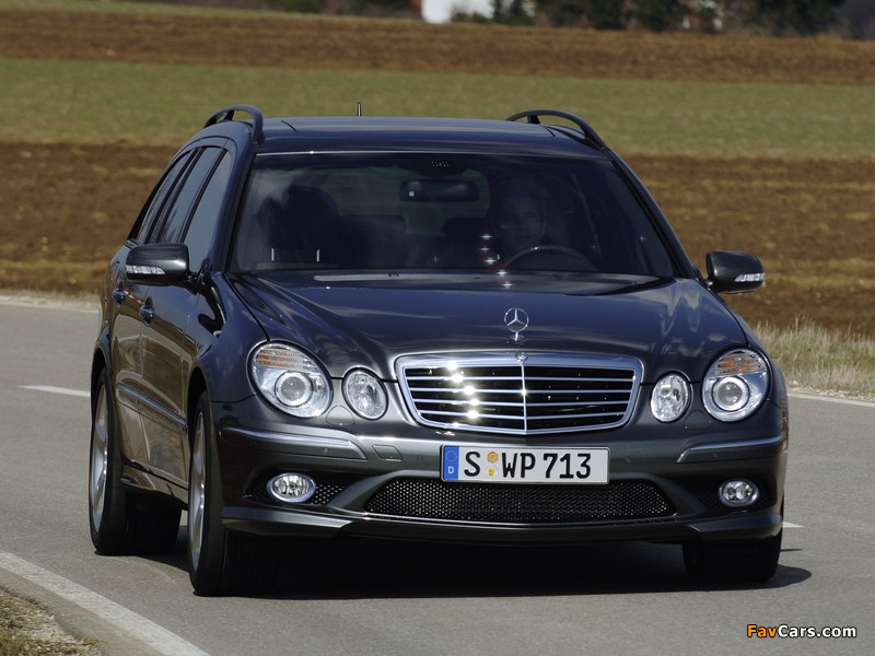 Mercedes-Benz E 320 CDI AMG Sports Package Estate (S211) 2006–09 photos (800 x 600)