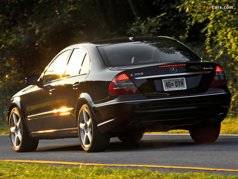 Mercedes-Benz E 350 4MATIC US-spec (W211) 2006–09 pictures (800 x 600)