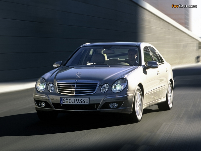 Mercedes-Benz E 350 (W211) 2006–09 pictures (800 x 600)