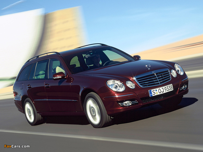 Mercedes-Benz E 320 CDI Estate (S211) 2006–09 pictures (800 x 600)
