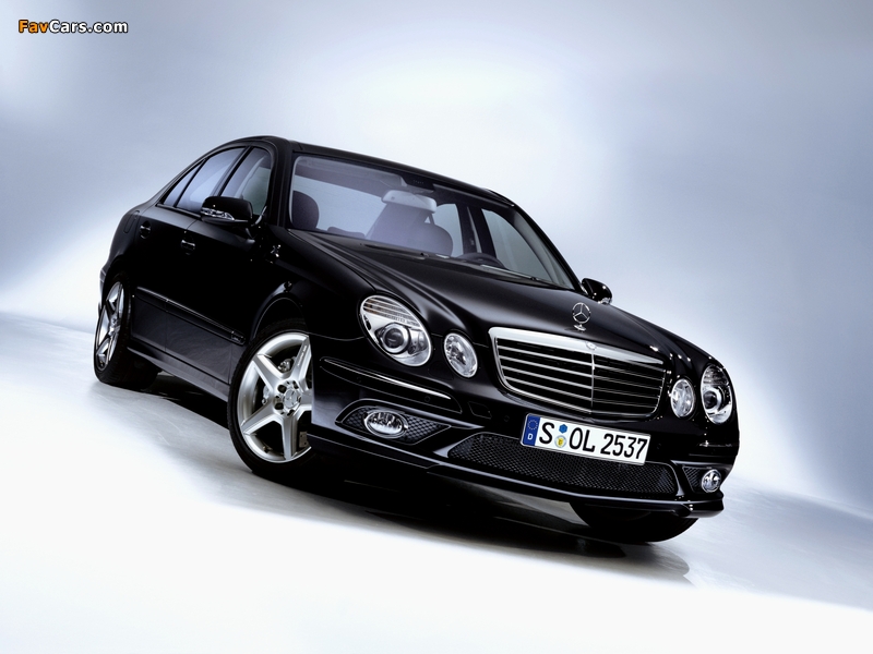 Mercedes-Benz E 500 AMG Sports Package (W211) 2006–09 pictures (800 x 600)