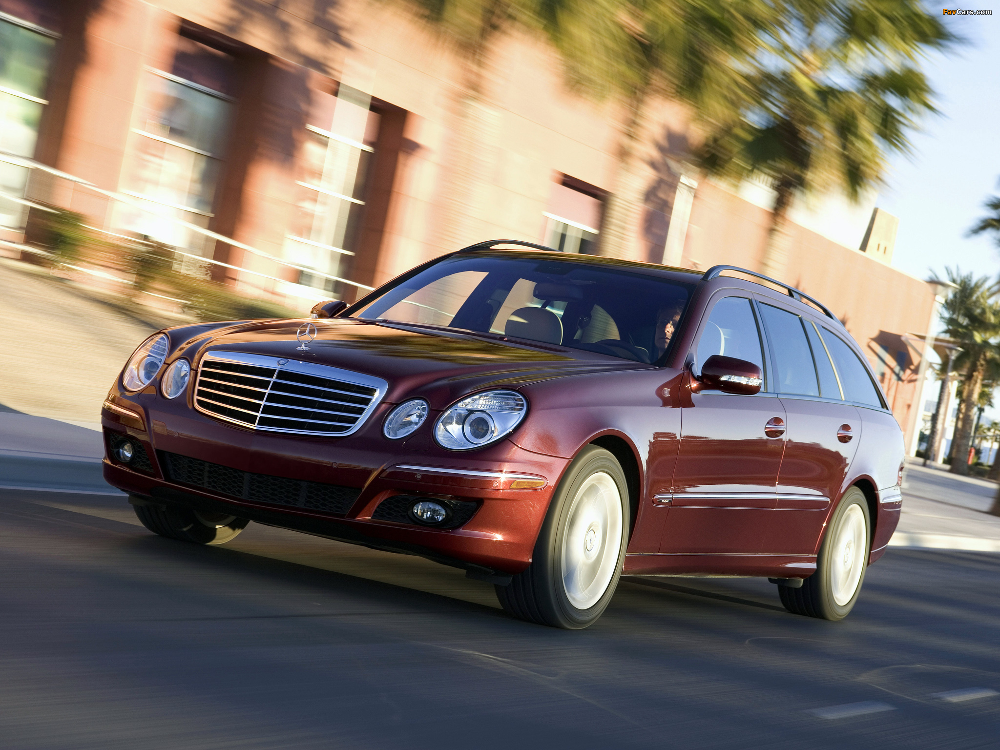 Mercedes-Benz E 350 Estate US-spec (S211) 2006–09 wallpapers (2048 x 1536)