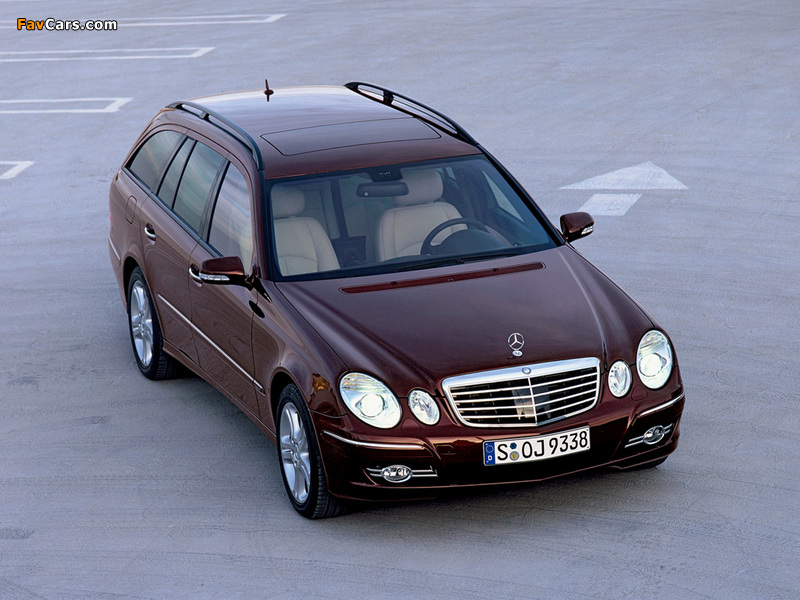 Mercedes-Benz E 320 CDI Estate (S211) 2006–09 wallpapers (800 x 600)