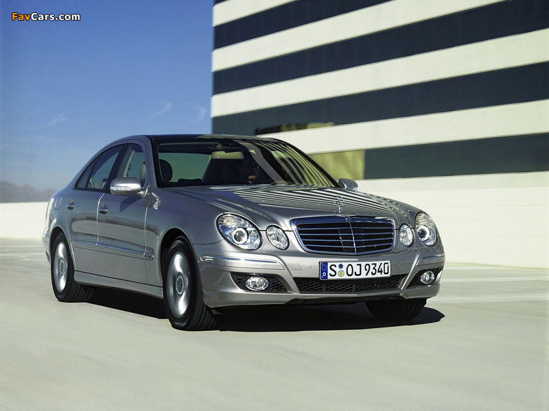 Mercedes-Benz E 350 (W211) 2006–09 wallpapers (800 x 600)