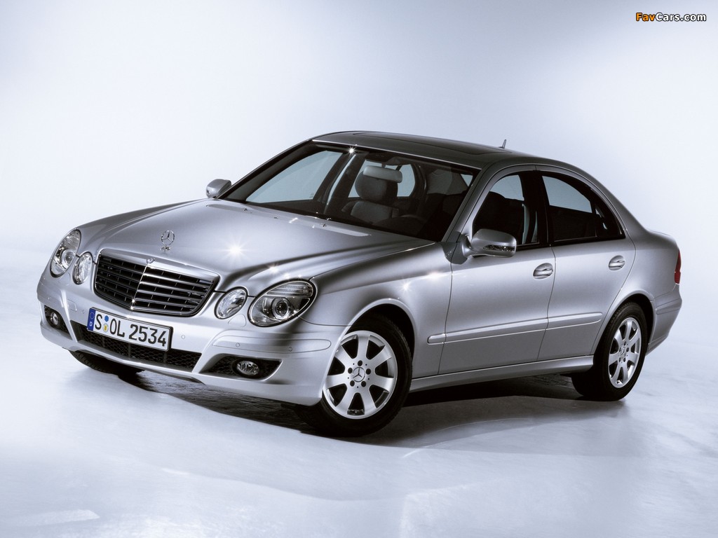 Mercedes-Benz E 280 (W211) 2006–09 wallpapers (1024 x 768)