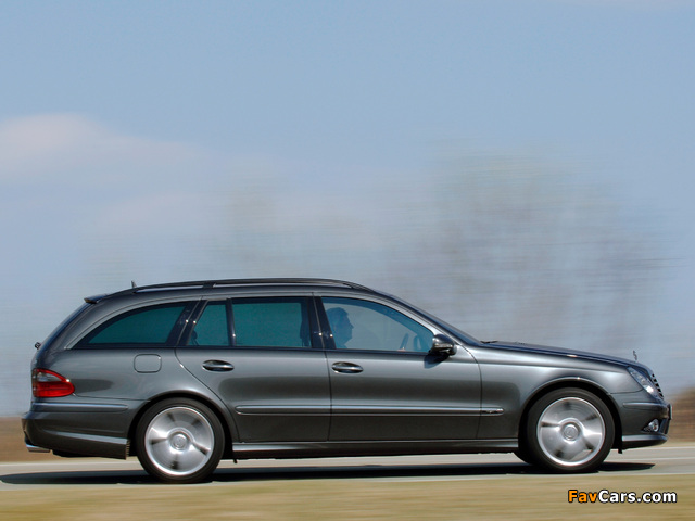Mercedes-Benz E 320 CDI AMG Sports Package Estate (S211) 2006–09 wallpapers (640 x 480)
