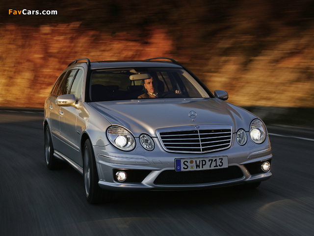 Mercedes-Benz E 63 AMG Estate (S211) 2007–09 images (640 x 480)