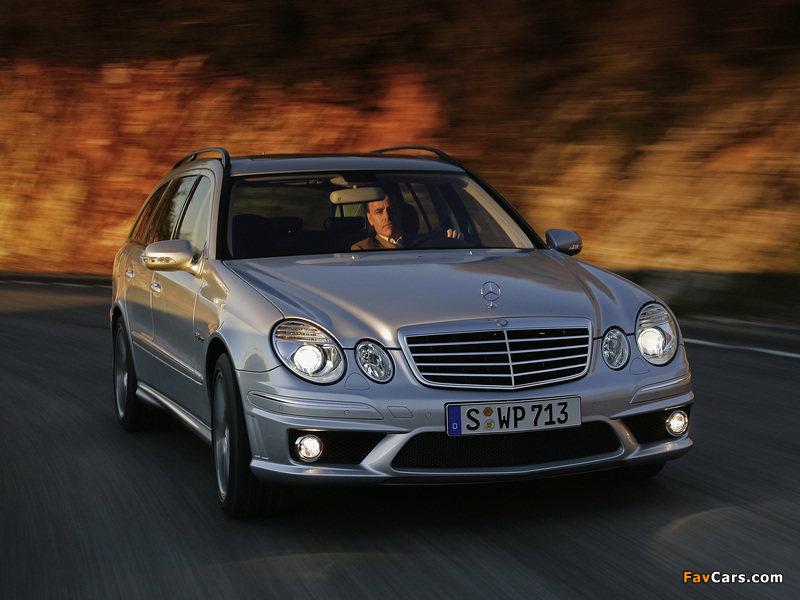 Mercedes-Benz E 63 AMG Estate (S211) 2007–09 images (800 x 600)