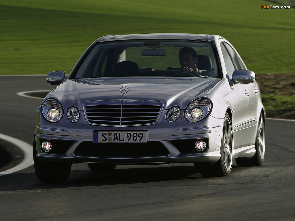 Mercedes-Benz E 63 AMG (W211) 2007–09 images (1024 x 768)
