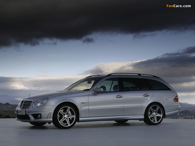 Mercedes-Benz E 63 AMG Estate (S211) 2007–09 photos (800 x 600)