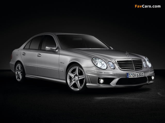 Mercedes-Benz E 63 AMG (W211) 2007–09 pictures (640 x 480)