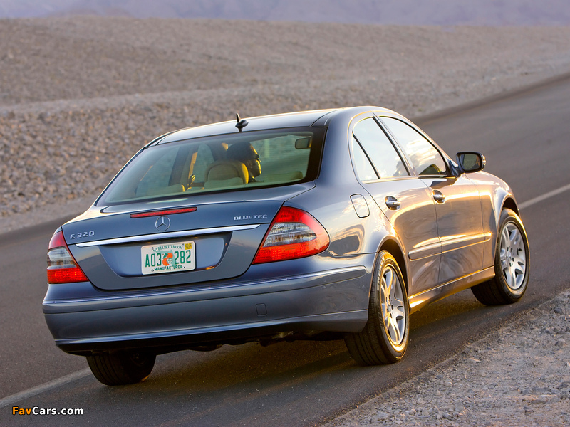 Mercedes-Benz E 320 BlueTec (W211) 2008–09 images (800 x 600)