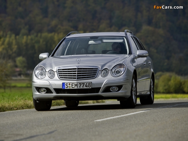 Mercedes-Benz E 350 CGI (S211) 2008–09 photos (640 x 480)