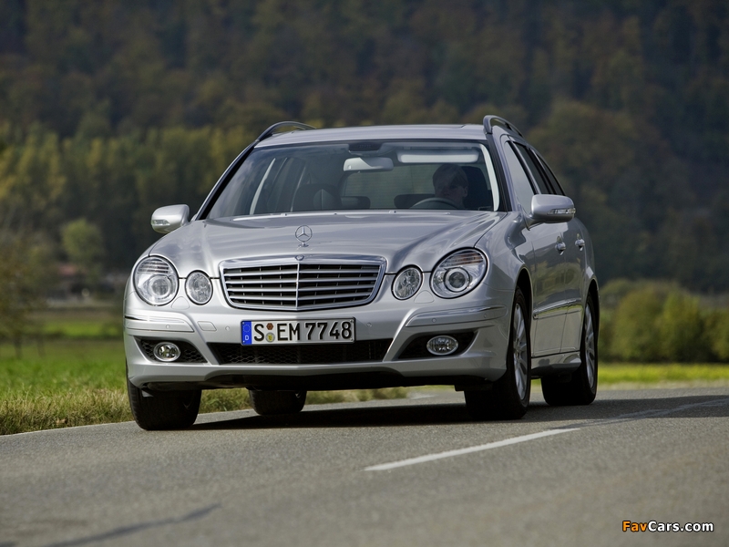 Mercedes-Benz E 350 CGI (S211) 2008–09 photos (800 x 600)