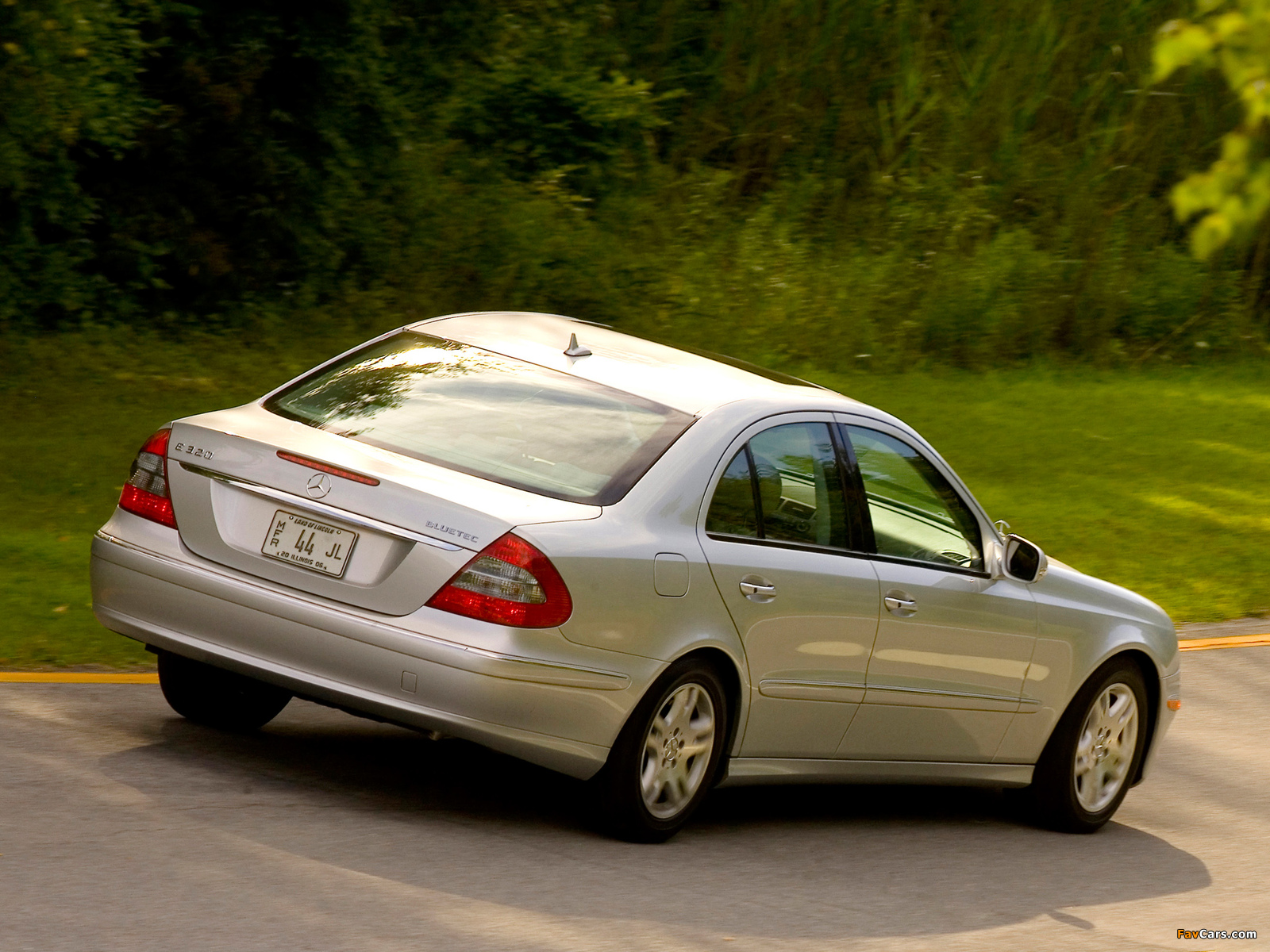 Mercedes-Benz E 320 BlueTec (W211) 2008–09 photos (1600 x 1200)