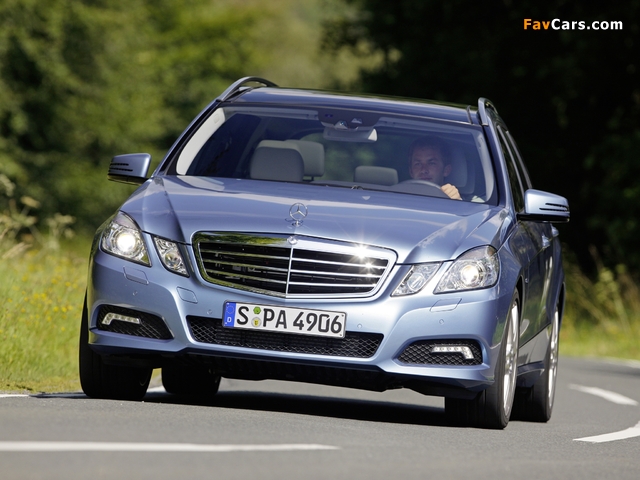 Mercedes-Benz E 350 CDI 4MATIC Estate (S212) 2009–12 images (640 x 480)